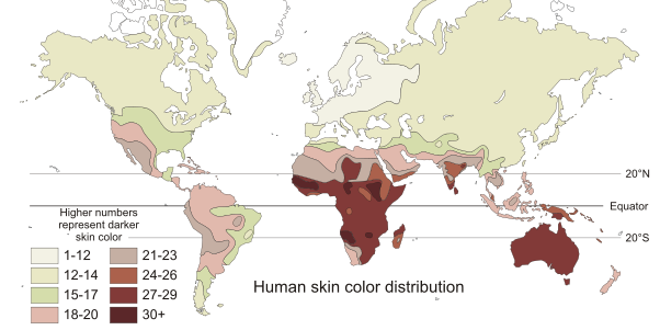 racial gradient map
